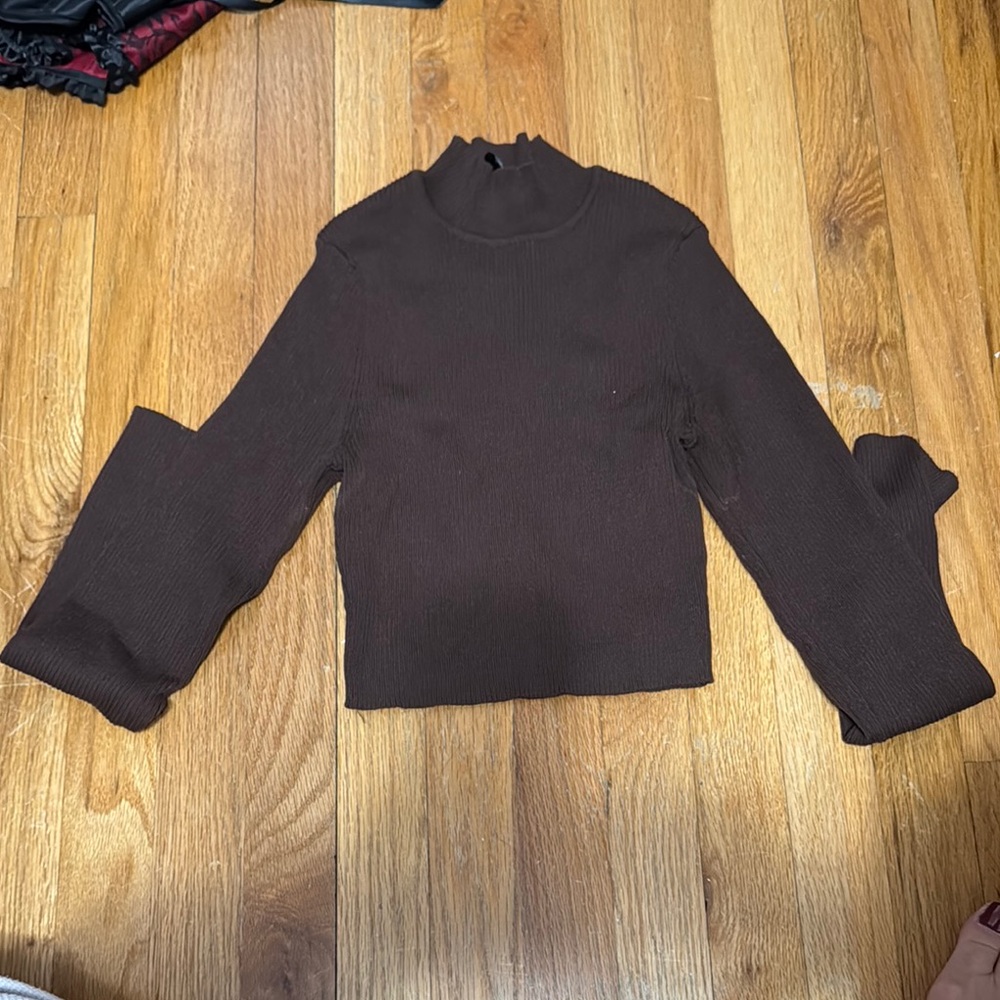 Elegant Brown Women's Top
